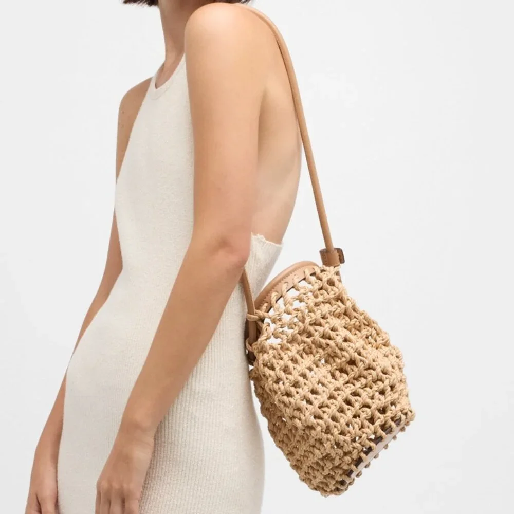 Cult Gaia Woven Tote "NEW" - Picture 13 of 16